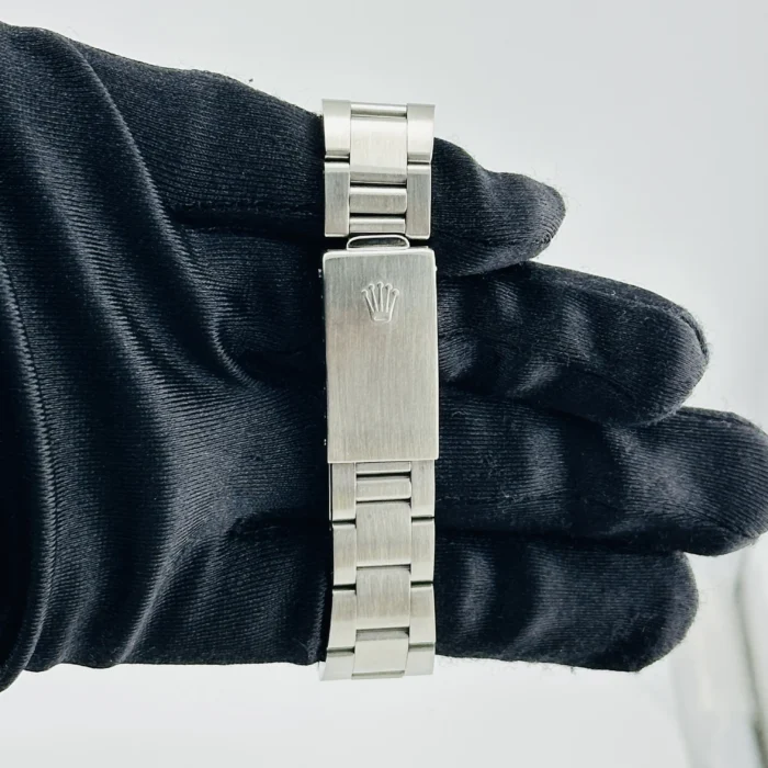 Rolex Oyster Perpetual Date Silver Stick Dial on Oyster Bracelet Ref. 15000 - Image 4