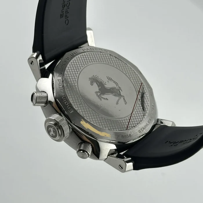 Panerai Ferrari GT Chronograph Black Dial on Rubber Strap Ref. F6656 with Card - Image 7