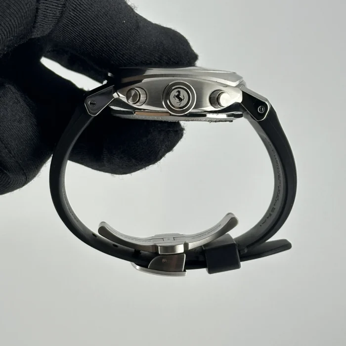 Panerai Ferrari GT Chronograph Black Dial on Rubber Strap Ref. F6656 with Card - Image 6