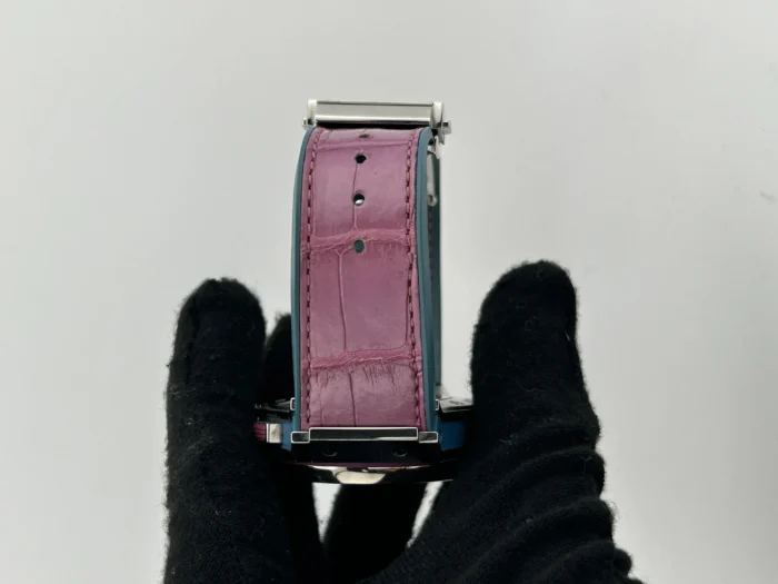 Hublot Big Bang Pop Art Amethyst Purple Dial on Pink & Blue Leather Band Ref. 341.SV.5199.LR.1905.PO - Image 5