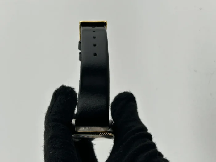 Rolex Datejust 36 Champagne Index Dial on Generic Black Leather Band Ref. 16013 - Image 4