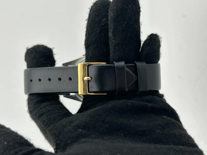 Rolex Datejust 36 Champagne Index Dial on Generic Black Leather Band Ref. 16013 - Image 3