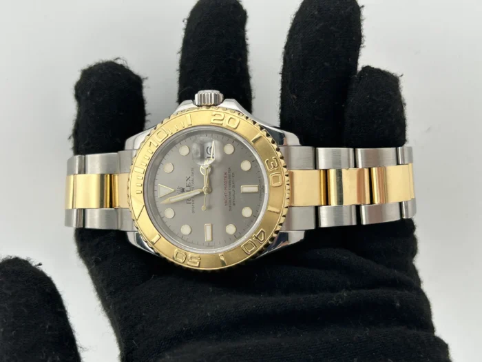 Rolex Yacht-Master Silver Dial on 2Tone Oyster Bracelet Ref. 16622 - Image 2