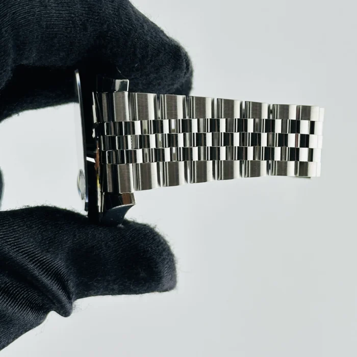 Rolex Datejust Dark Rhodium Index Dial on D-Link Jubilee Bracelet Ref. 126334 with Card (New Style Green) 2026 - Image 5