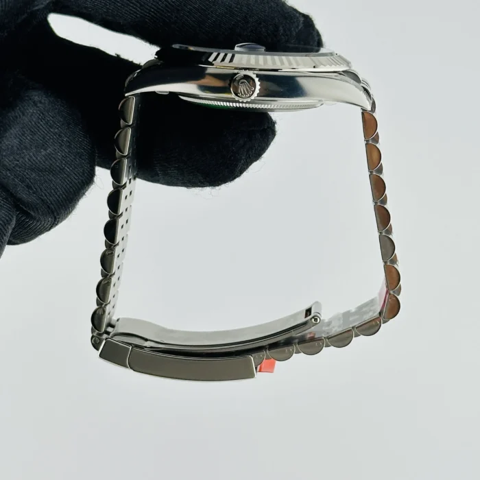 Rolex Datejust Dark Rhodium Index Dial on D-Link Jubilee Bracelet Ref. 126334 with Card (New Style Green) 2026 - Image 6