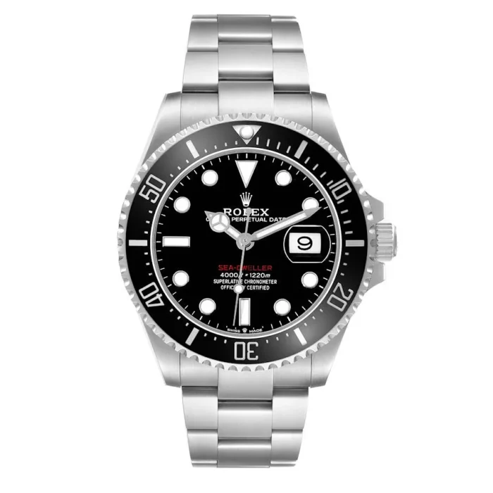 Rolex Sea-Dweller Black Dial on Oyster Bracelet Ref. 126600 with Card (New Style White) 2019 - Image 1
