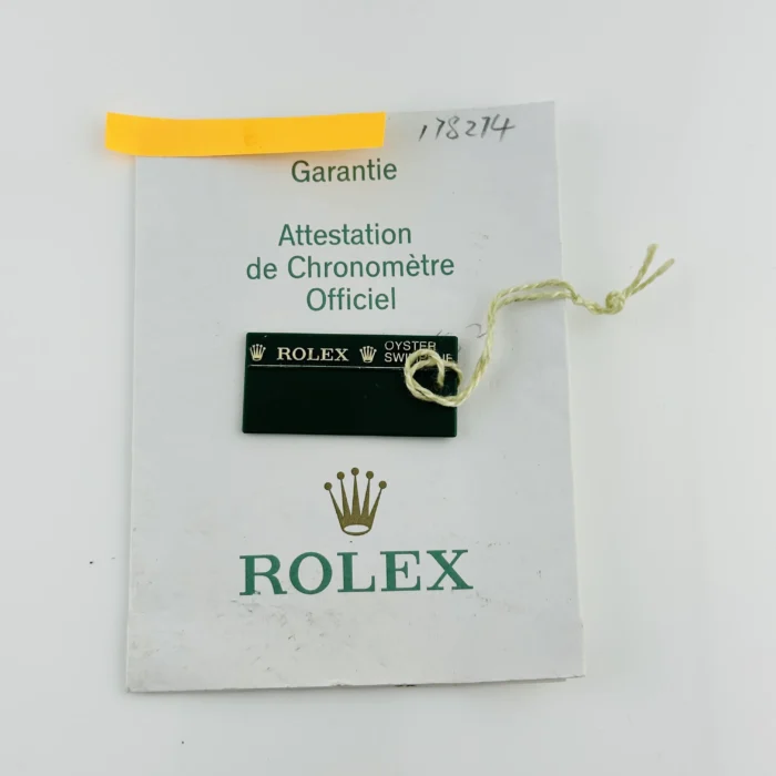 Rolex Datejust Black Concentric Roman Dial on Jubilee Hidden-Clasp Bracelet Ref. 178274 with Papers 2007 - Image 2