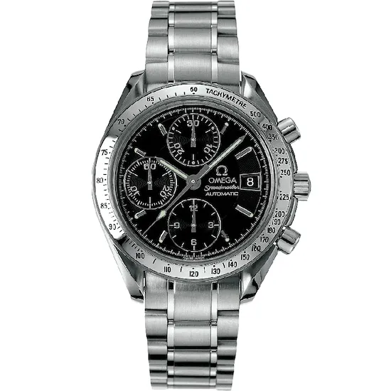 20928342_csxd0zqwzeg53i1armi8ujonzzdg.webp Omega Speedmaster Black Dial on Stainless Steel Bracelet Ref. 3513.50.00 - Image 1