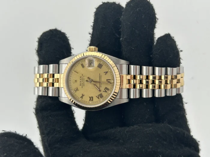 Rolex Datejust 31 Champagne Anniversary Dial on 2Tone Jubilee D-Link Bracelet Ref. 68273 - Image 2