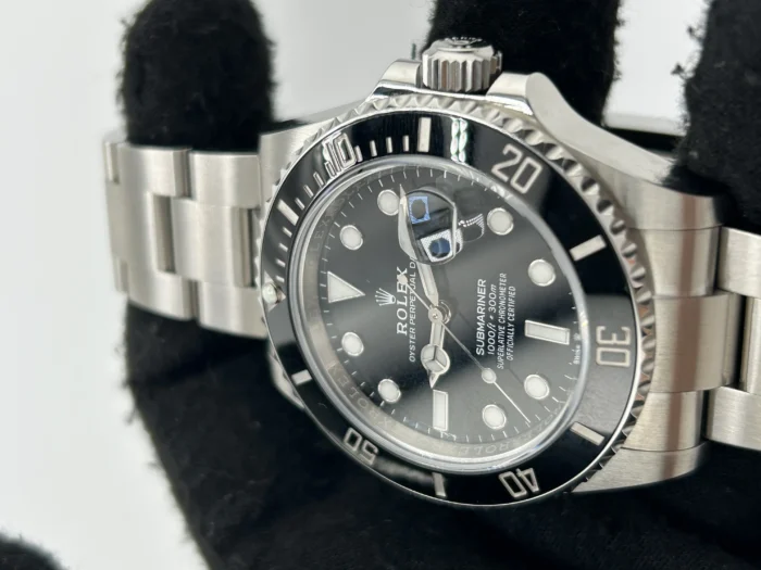 Rolex Submariner Black Dial on Oyster Bracelet Ref. 126610LN with Card (New Style Green) 2021 - Image 3