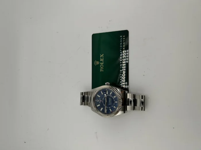 Rolex Sky Dweller Blue Dial on Oyster Ref. 326934 with Card (New Style Green) 2021 - Image 7