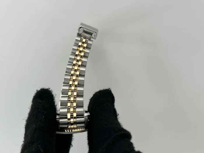 Rolex Datejust Lady Champagne Stick Dial on 2Tone Jubilee D-Link Bracelet Ref. 69173 - Image 4
