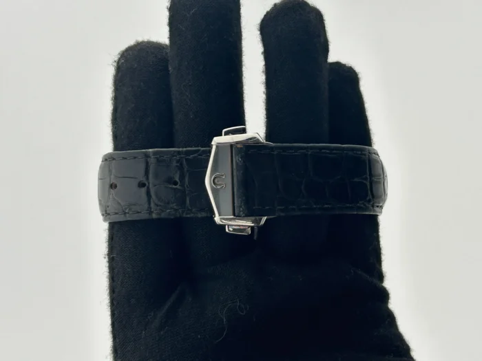 Omega De Ville Silver Roman Dial on Leather Ref. 433.13.41.21.02.001 with Card - Image 4