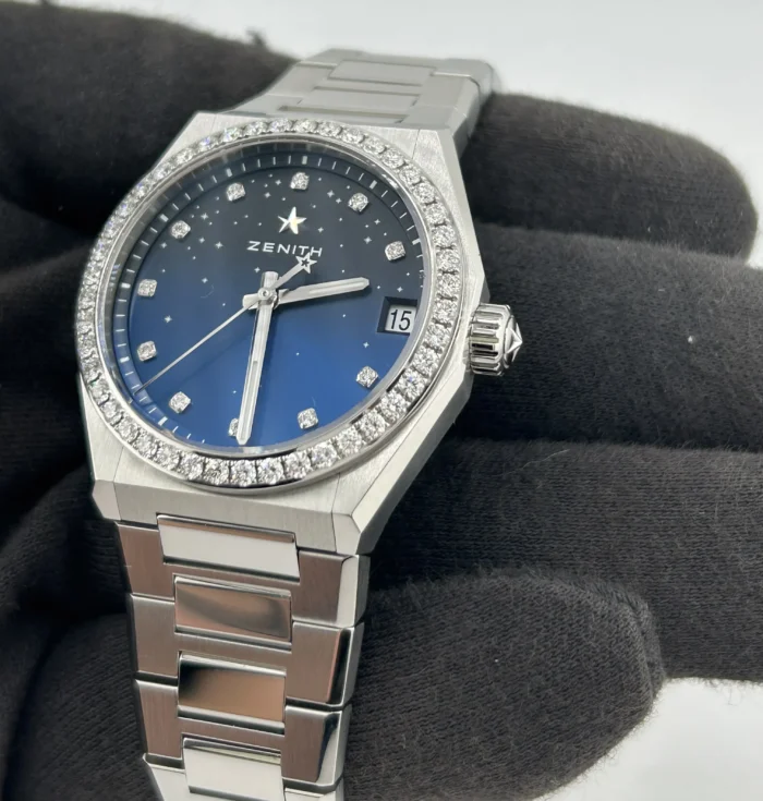Zenith Defy Midnight Blue Dial on Bracelet Ref. 16.9200.670/01.MI001 with Card 2024 - Image 3