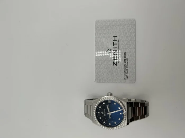 Zenith Defy Midnight Blue Dial on Bracelet Ref. 16.9200.670/01.MI001 with Card 2024 - Image 7