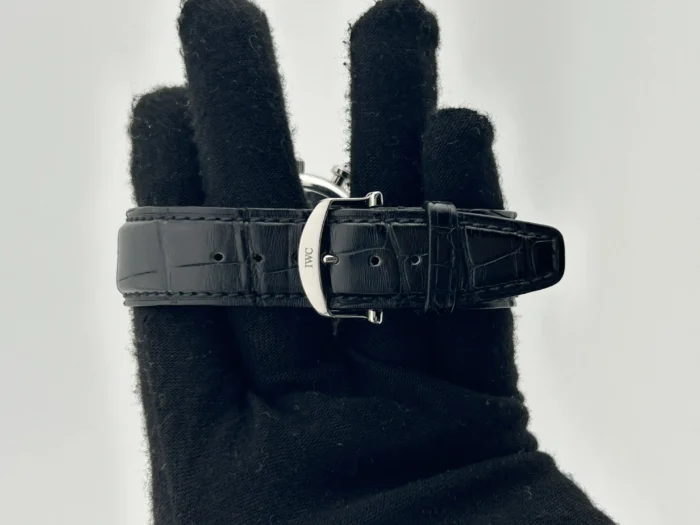 IWC Portofino Chronograph 39 Silver Dial on Leather Strap Ref. IW391406 with Card 2023 - Image 4