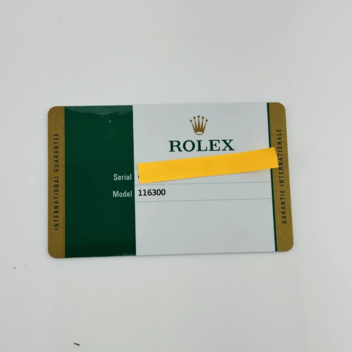Rolex Datejust Blue Stick Dial on Oyster Bracelet Ref. 116300 with Card (New Style White) 2016 - Image 7