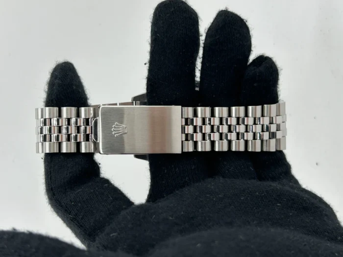 Rolex Datejust 36 Silver Stick Dial on Jubilee D-Link Bracelet Ref. 16030 - Image 4