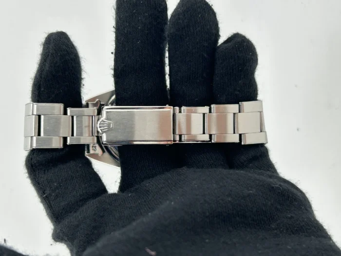 Rolex Oysterdate Precision Dark Gray Dial on Oyster Rivet Bracelet Ref. 6694 with Service Papers 1989 - Image 3