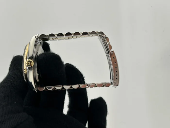 Rolex Datejust 36 Champagne Stick Dial on 2-Tone D-Link Jubilee Bracelet Ref. 16233 - Image 5
