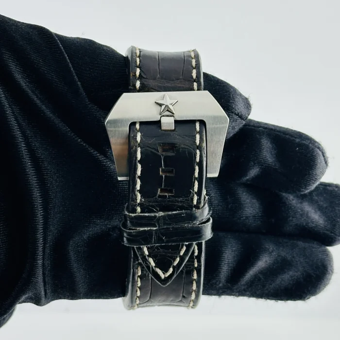 Zenith Pilot Type 20 Montre d'Aeronef Black Dial on Leather Band Ref. 03.2430.4054 with Card - Image 5