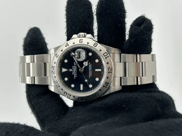 Rolex Explorer II Black Dial on Oyster Ref. 16570 - Image 2