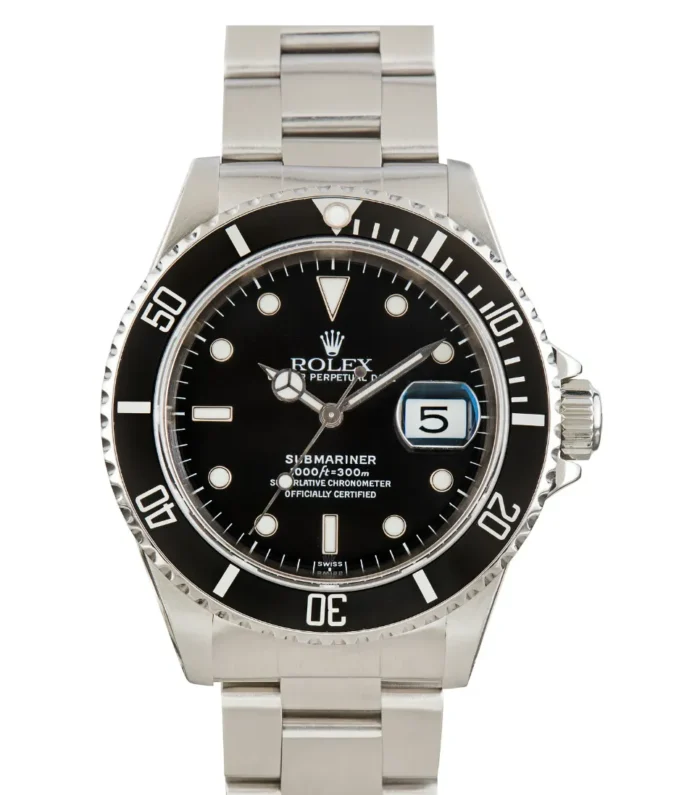 Rolex Submariner Date Black Dial on Oyster Ref. 16610 with Papers - Image 1