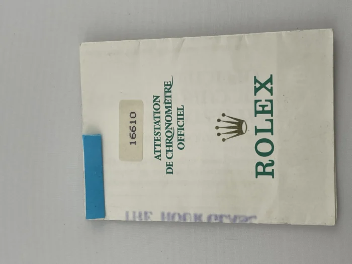 Rolex Submariner Date Black Dial on Oyster Ref. 16610 with Papers - Image 7