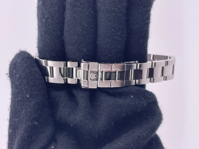Rolex Yacht-Master Platinum Dial on Oyster Rivet Bracelet Ref. 169622 with Papers 2003 - Image 4