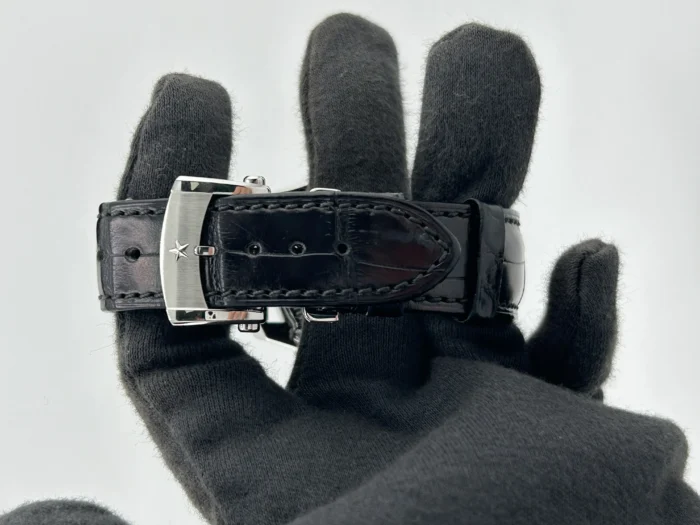 Zenith El Primero Chronomaster Black Dial on Black Leather Band Ref. 03.2080.4061/21.C496 with Manuals Only - Image 4