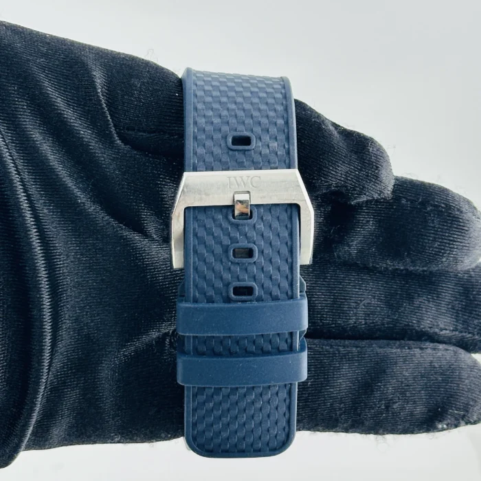 IWC Aquatimer Chronograph Blue Dial on Rubber Strap Ref. IW376806 with Card 2024 - Image 4
