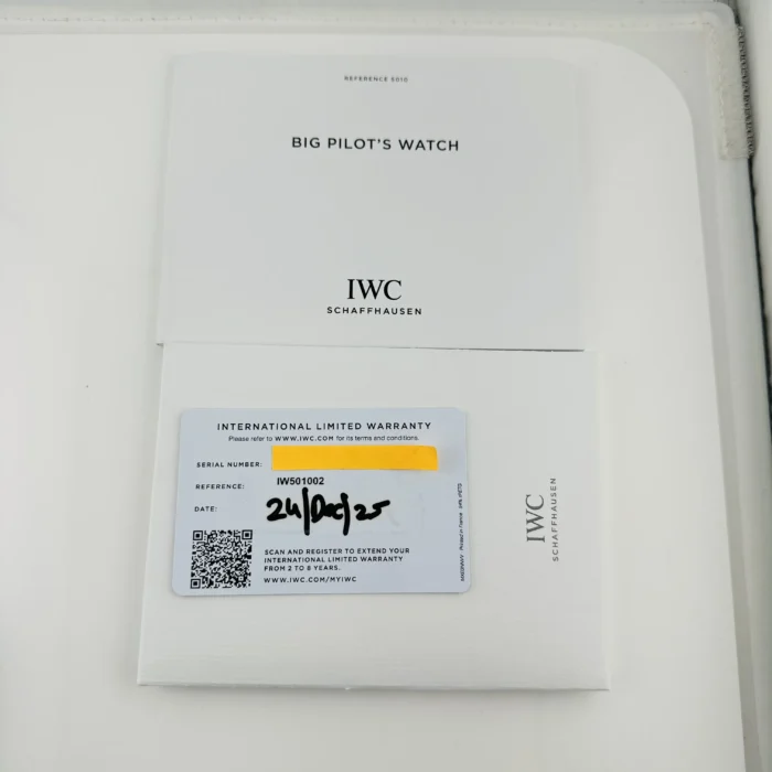 IWC Big Pilot's Watch Edition Le Petit Prince Blue Dial on Leather Band Ref. IW501002 with Card 2025 - Image 7