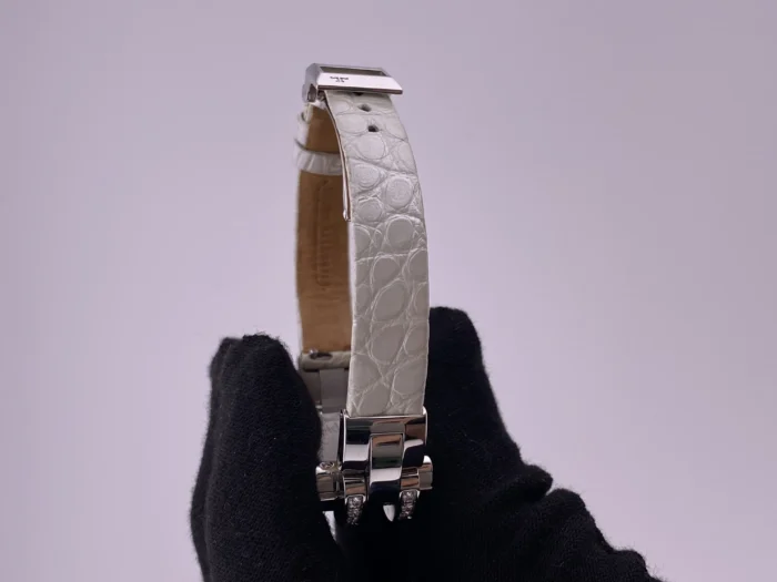 Jaeger-LeCoultre Ideale White MOP Dial on Leather Strap Ref. 460.8.08 - Image 5