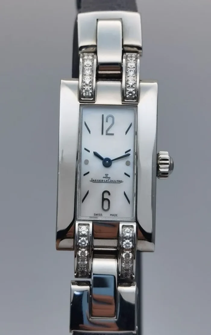 20932365_6i99fndcu72hug4djtp9k4a3sxc2.webp Jaeger-LeCoultre Ideale White MOP Dial on Leather Strap Ref. 460.8.08 - Image 1