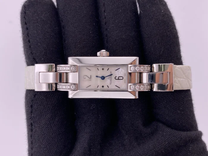 Jaeger-LeCoultre Ideale White MOP Dial on Leather Strap Ref. 460.8.08 - Image 2
