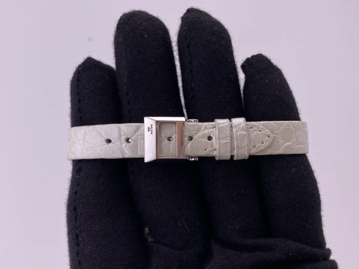 Jaeger-LeCoultre Ideale White MOP Dial on Leather Strap Ref. 460.8.08 - Image 4