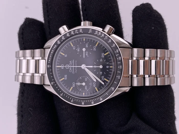 Omega Speedmaster Reduced Black Dial on Stainless Steel Ref. 3510.5 - Image 2
