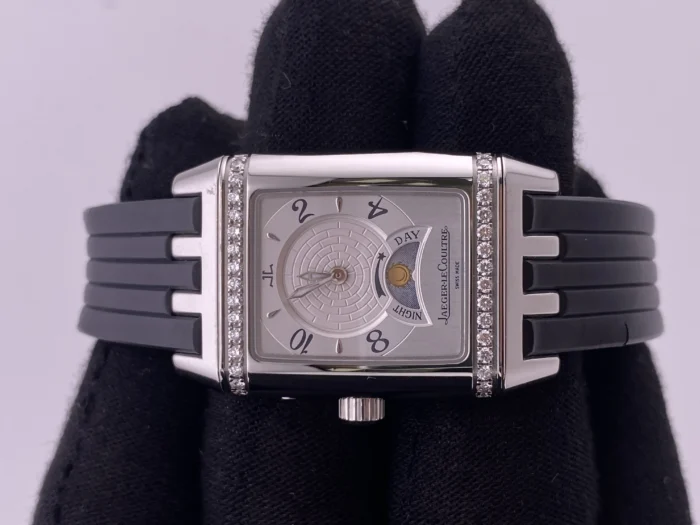Jaeger-LeCoultre Reverso Gran Sport Duetto White Dial on Rubber Strap Ref. 296.8.74/Q2968620 - Image 2