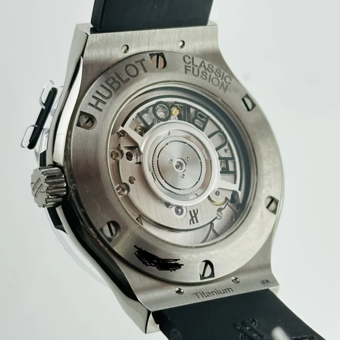 Hublot Classic Fusion Black Dial on Rubber Strap Ref. 565.NX.1470.RX - Image 4