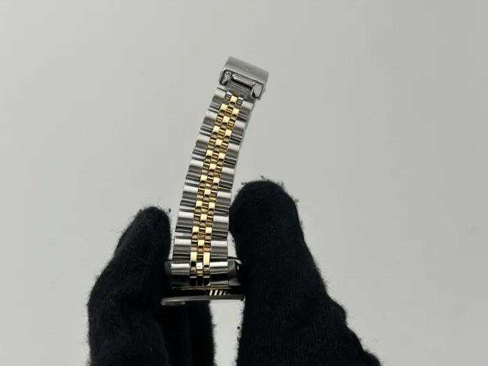 Rolex Datejust Lady Champagne Stick Dial on 2Tone Jubilee D-Link Bracelet Ref. 69173 - Image 5