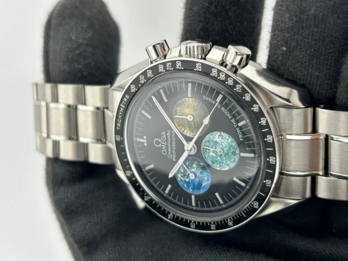 Omega Speedmaster Moon to Mars Black Dial on Stainless Steel Bracelet Ref. 3577.50 - Image 3
