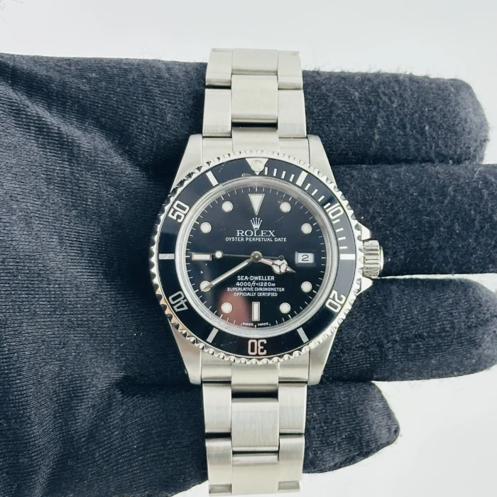 Rolex Sea-Dweller Black Dial on Oyster Bracelet Ref. 16600 - Image 3