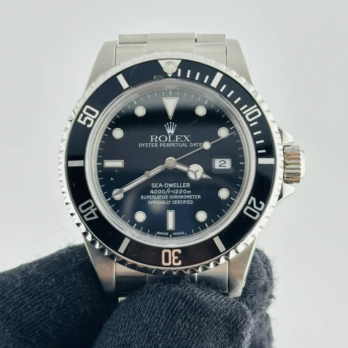 Rolex Sea-Dweller Black Dial on Oyster Bracelet Ref. 16600 - Image 2