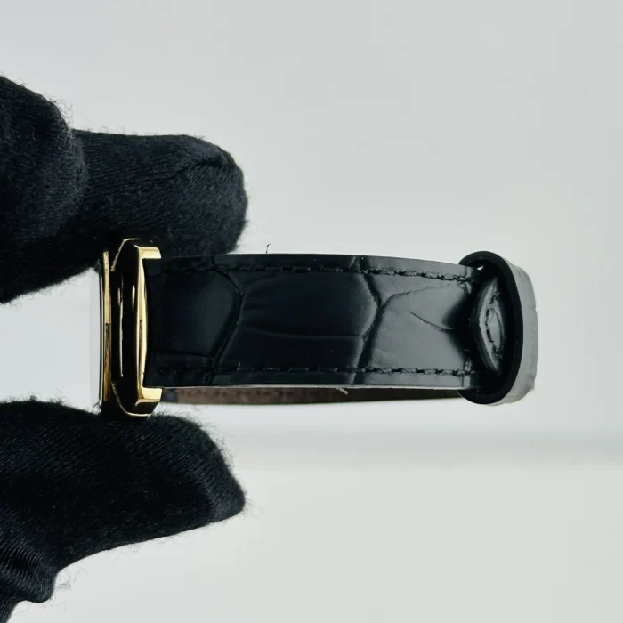 Rolex Cellini Cellissima Black Anniversary Dial Dial on Generic Leather Band Ref. 6631/8 - Image 5