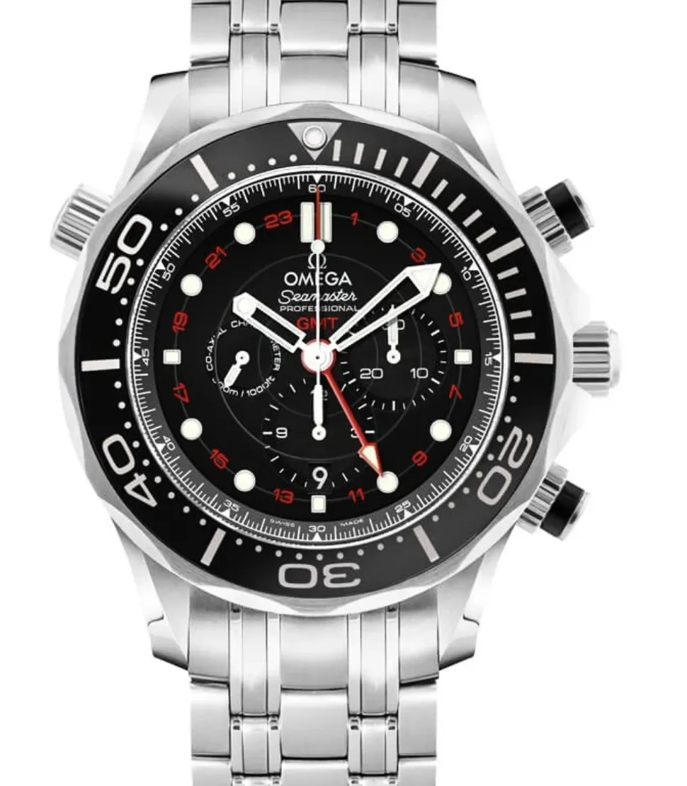 20943824_bryr4r37qeludkn5xo3z7wbe7fm2.webp Omega Seamaster Black Arabic Numerals Dial on Stainless steel Ref. 212.30.44.52.01.001 with Card 2019 - Image 1