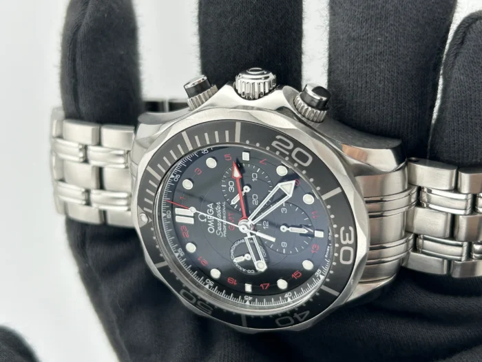 Omega Seamaster Black Arabic Numerals Dial on Stainless steel Ref. 212.30.44.52.01.001 with Card 2019 - Image 3