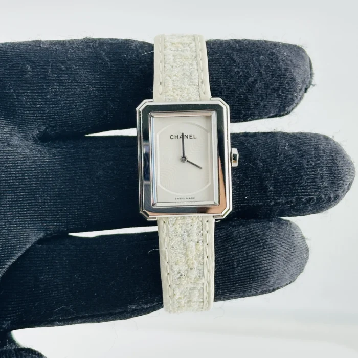Chanel Boyfriend White Dial on Leather Ref. H0001 - Image 1