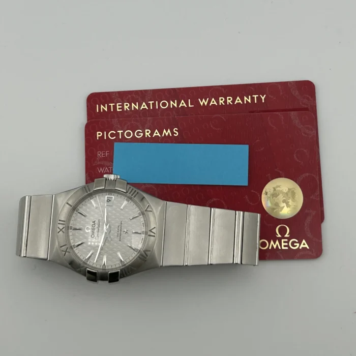 Omega Constellation Silver Dial on Stainless Steel Bracelet Ref. 123.10.35.20.02.002 with Card 2018 - Image 7