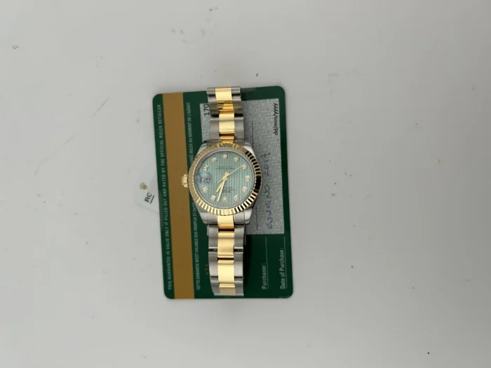 Rolex Datejust Lady Mint Green Diamond Dial on Oyster Ref. 279173 with Card 2017 - Image 7