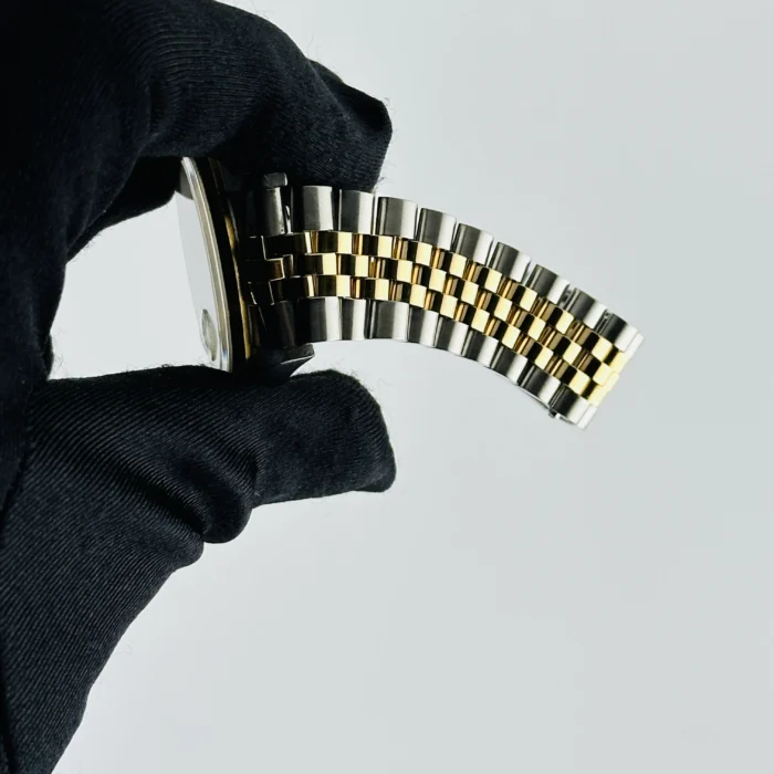 Rolex Datejust Champagne Roman Stick Dial on D-Link Jubilee Ref. 16203 - Image 4
